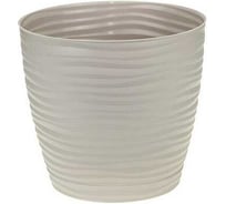 Кашпо IDEA ДЮНА D150 мм, 1.7 л, с поддоном М 3068 Кремовый
