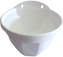 Кашпо Мультипласт Групп НИКА настенное 200мм 3л белое MPG6290