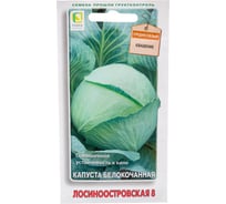 Капуста белокочанная Агрохолдинг ПОИСК Лосиноостровская 8 (А) 0.5 гр 700460