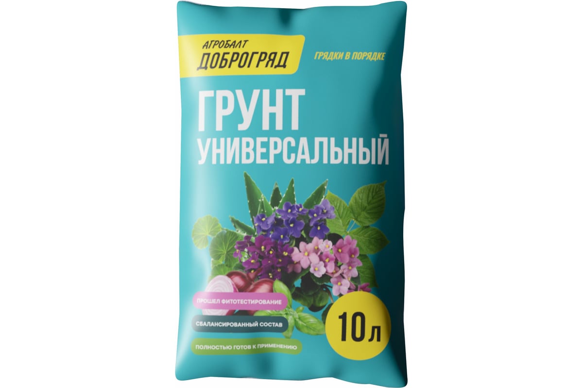Грунт универсальный Агробалт 10 л RU10994 - выгодная цена, отзывы ...