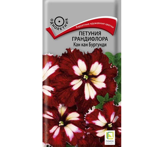 Петуния грандифлора Агрохолдинг ПОИСК Кан кан бургунди 10шт 420313 1