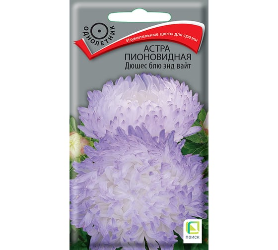 Астра Агрохолдинг ПОИСК пионовидная Дюшес блю энд вайт 0,3гр 150220 1