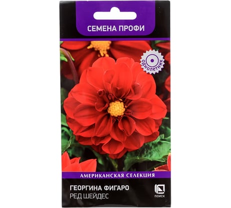 Георгина Фигаро Агрохолдинг ПОИСК Ред Шейдес 10 шт 800237