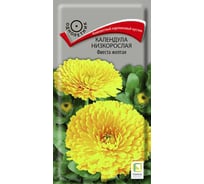 Календула низкорослая Агрохолдинг ПОИСК Фиеста желтая 0.3 гр 730787