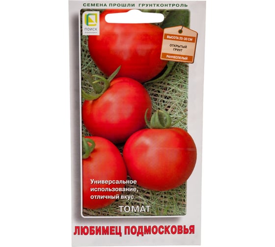Томат Агрохолдинг ПОИСК Любимец Подмосковья (А) 0,1гр 697118 1