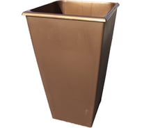 Горшок для цветов Тек-А-Тек Carre 34x34 45л(21л) Бронза кор 1400-3