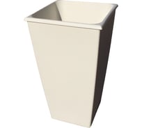 Горшок для цветов Тек-А-Тек Carre 34x34 45л(21л) Кремовый 1400-1
