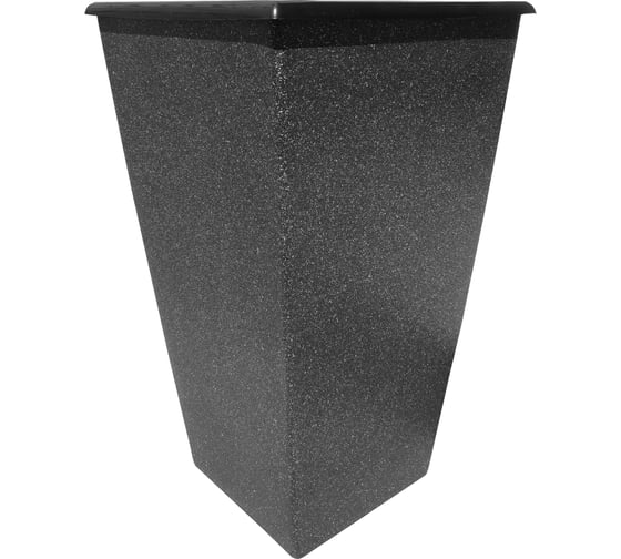 Горшок для цветов Тек-А-Тек Carre 34x34 45л(21л) Серебряный дождь 1400-50