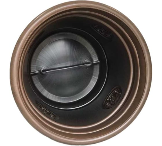 Горшок-кашпо для цветов Тек-А-Тек Medallion d=61 см, 80 л, коричневый Е 80-5