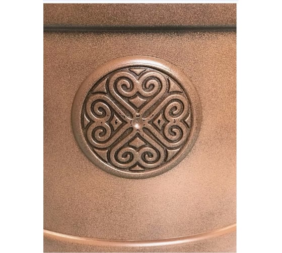 Горшок-кашпо для цветов Тек-А-Тек Medallion d=61 см, 80 л, коричневый Е 80-5
