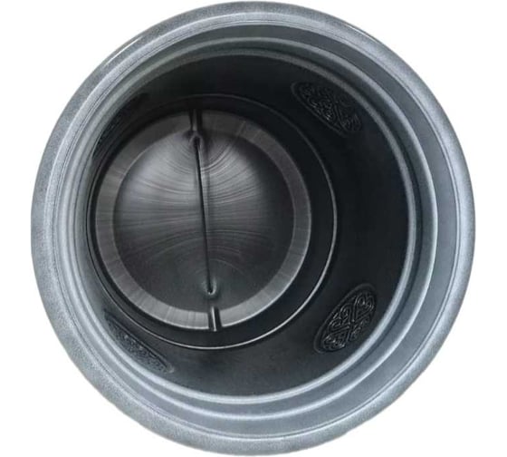 Горшок-кашпо для цветов Тек-А-Тек Medallion d=61 см, 80 л, графит Е 80-8