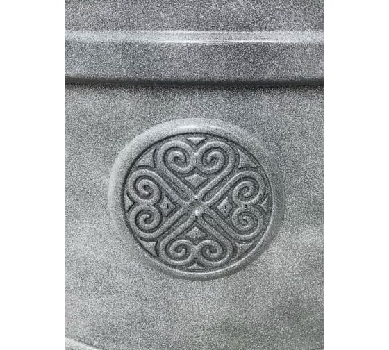 Горшок-кашпо для цветов Тек-А-Тек Medallion d=61 см, 80 л, графит Е 80-8