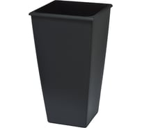 Горшок для цветов Тек-А-Тек Carre 26x26 см, 19л(10,5л) графит 1300-22