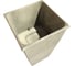 Горшок для цветов Тек-А-Тек Carre 26x26 см, 19л(10,5л) графит 1300-22 4