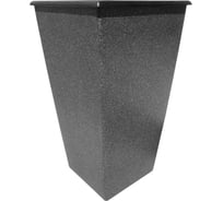 Горшок для цветов Тек-А-Тек Carre 26x26 см, 19л(10,5л) серебряный дождь 1300-50