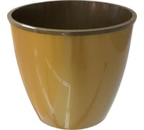 Горшок для цветов Тек-А-Тек Les Couleurs_10л(7,1л) золото/бронза кор 130-15