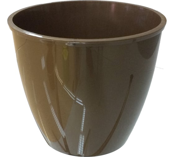 Горшок для цветов Тек-А-Тек Les Couleurs_6,5л(3,8л) бронза кор 120-10 1