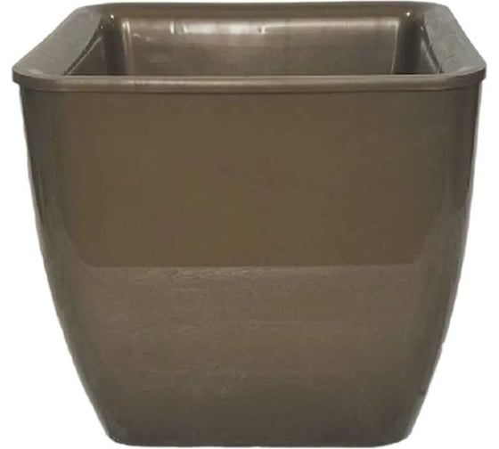 Горшок для цветов Тек-А-Тек Square couleurs 14л(7,3л) бронза кор 150-10