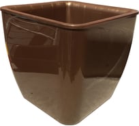 Горшок для цветов Тек-А-Тек Square couleurs 8л(4,3л) бронза кор 140-10