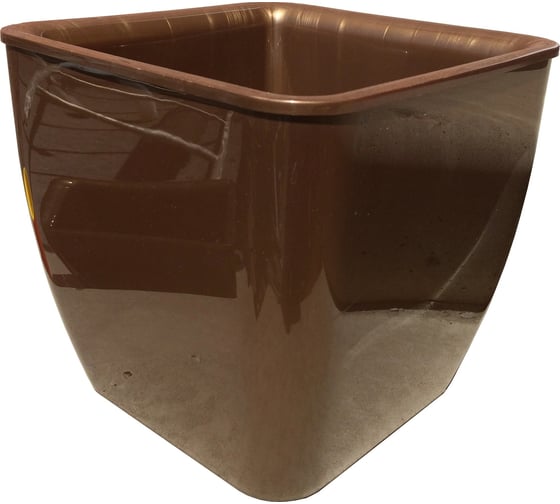 Горшок для цветов Тек-А-Тек Square couleurs 8л(4,3л) бронза кор 140-10 1