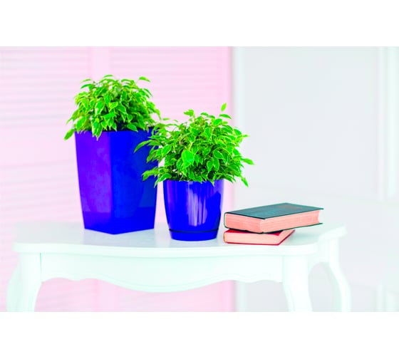 Горшок для цветов GARDENPLAST ФРЕЗИЯ №2 фиолетовый, высота 170мм, 4814132003183 00029