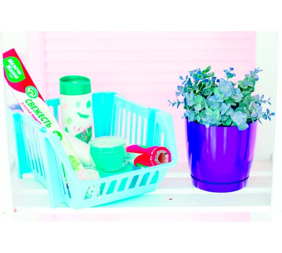Горшок для цветов GARDENPLAST ФРЕЗИЯ №2 фиолетовый, высота 170мм, 4814132003183 00029