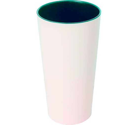 Кашпо для цветов GARDENPLAST КАМЕЛИЯ со вставкой, высота 260мм, бежевый 4814132001202 63001 1