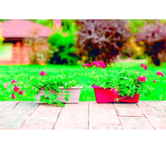 Балконный ящик GARDENPLAST №1 80006, l=400, h=140, вишня 4814132001790 80006
