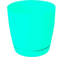 Горшок для цветов GARDENPLAST ФРЕЗИЯ №1 бирюза, высота 145мм, 4814132001325 60009