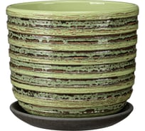 Горшок ООО КОМПОЗИТ Кукушка зеленый бук №3 КС-Бук3-204-01