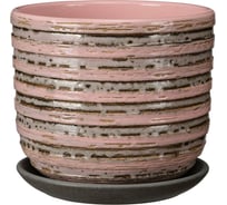 Горшок ООО КОМПОЗИТ Кукушка розовый бук №3 КС-Бук3-204-09