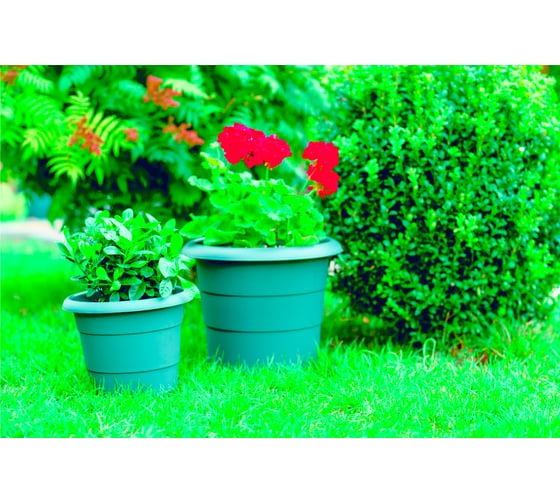 Горшок GARDENPLAST Примула пластмассовый,d=270, h=220, 7л, графит 4814132001929 82003