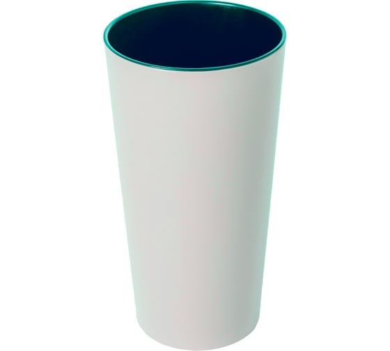 Кашпо для орхидей GARDENPLAST КАМЕЛИЯ со вставкой, высота 260мм, светло-серый 4814132001219 1