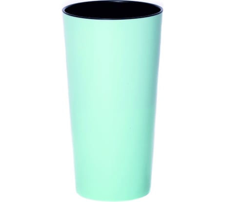 Кашпо для орхидей GARDENPLAST КАМЕЛИЯ со вставкой, мятный,высота 260мм, 4814132003305 00042