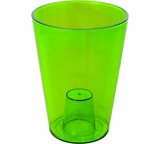 Кашпо для орхидей GARDENPLAST КРОКУС высота 170мм, зеленый 4814132001516 PS62002 1