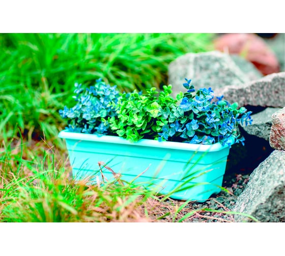 Балконный ящик GARDENPLAST №2 l=480 h=170, светло-голубой 48141320012148 81008