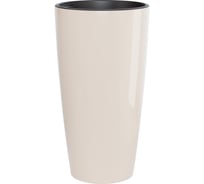 Кашпо ЗПИ "Альтернатива" "Рондо" 71л (со вставкой 23л) (бежевый) М8878