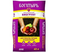 Биогрунт Еврогрядка Богатырь Для томатов, перца и баклажанов 60 л Lt001133