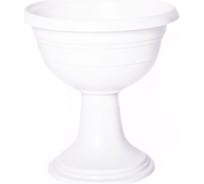 Пластмассовый вазон GARDENPLAST Тюльпан d=300 мм, h=335 мм, 6 л, белый 4814132002056 84000