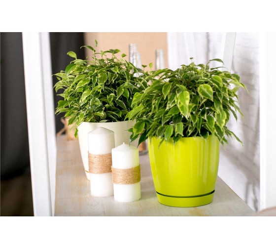Горшок для цветов GARDENPLAST ФРЕЗИЯ №1 оливковый, высота 145мм 4814132003091 00019