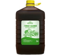 Универсальное удобрение Гумат калия для садово-огородных культур Фермерское Хозяйство Ивановское, 3л 4603725849938