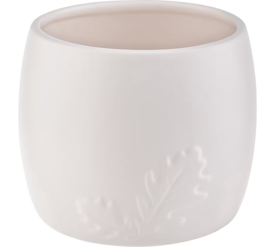 Кашпо Moroshka Shelest, 15x15x13 см, белое 944-402-01
