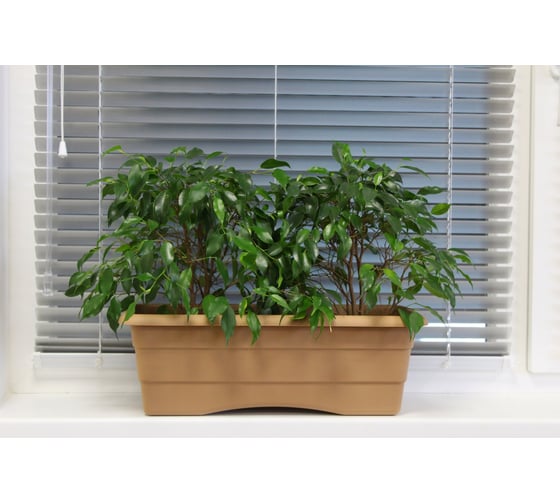 Балконный ящик GARDENPLAST №1 l=400 мм, h=140 мм, карамель 4814132001806 80007