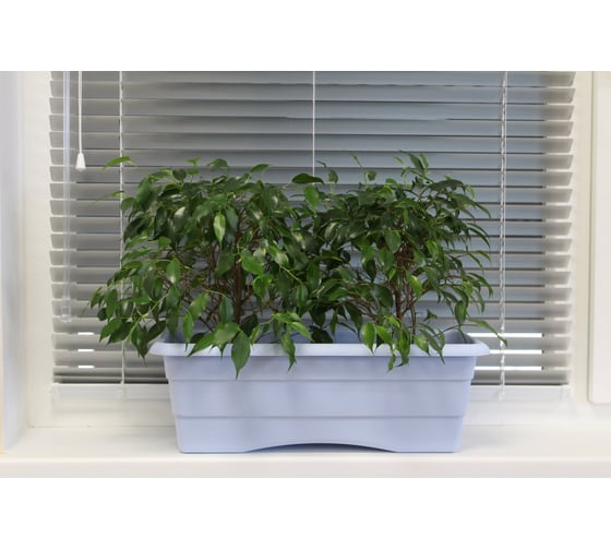 Балконный ящик GARDENPLAST №1 l=400 мм, h=140 мм, светло-голубой 4814132002131 80008