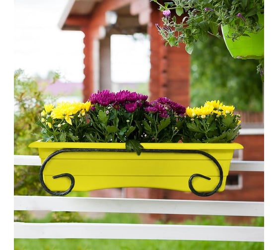 Балконный ящик GARDENPLAST №2 l=480 мм, h=170 мм, оливковый 4814132003084 00018