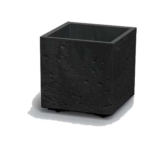 Кашпо на колесах Prosperplast Sierra Square Beton Effect 288х288 мм, h290 мм, 13 л, черный бетон DSI300E B411 071565