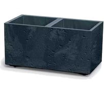 Кашпо на колесах Prosperplast Sierra Square Beton Effect 577х288 мм, h290 мм, 26 л, антрацит DSI600E S433 071570