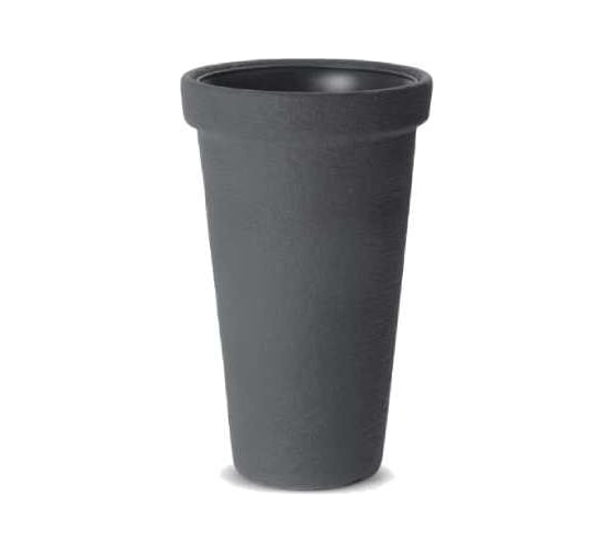 Кашпо высокое Prosperplast CLASSIC TOWER d48 см, h79 см, 40/86 л, антрацит, с вкладышем DPC48 S433 071576