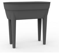 Горшок на ножках EDA OSAKA, для рассады, овальный, 48 литров, полипропилен PP / JARDINIERE HAUTE OSAKA 013587 G.ANT