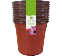 Круглый горшок ГазонCity ДУО 13х11.5 см, 10 шт., 1 л, терракотовый 4607192130933